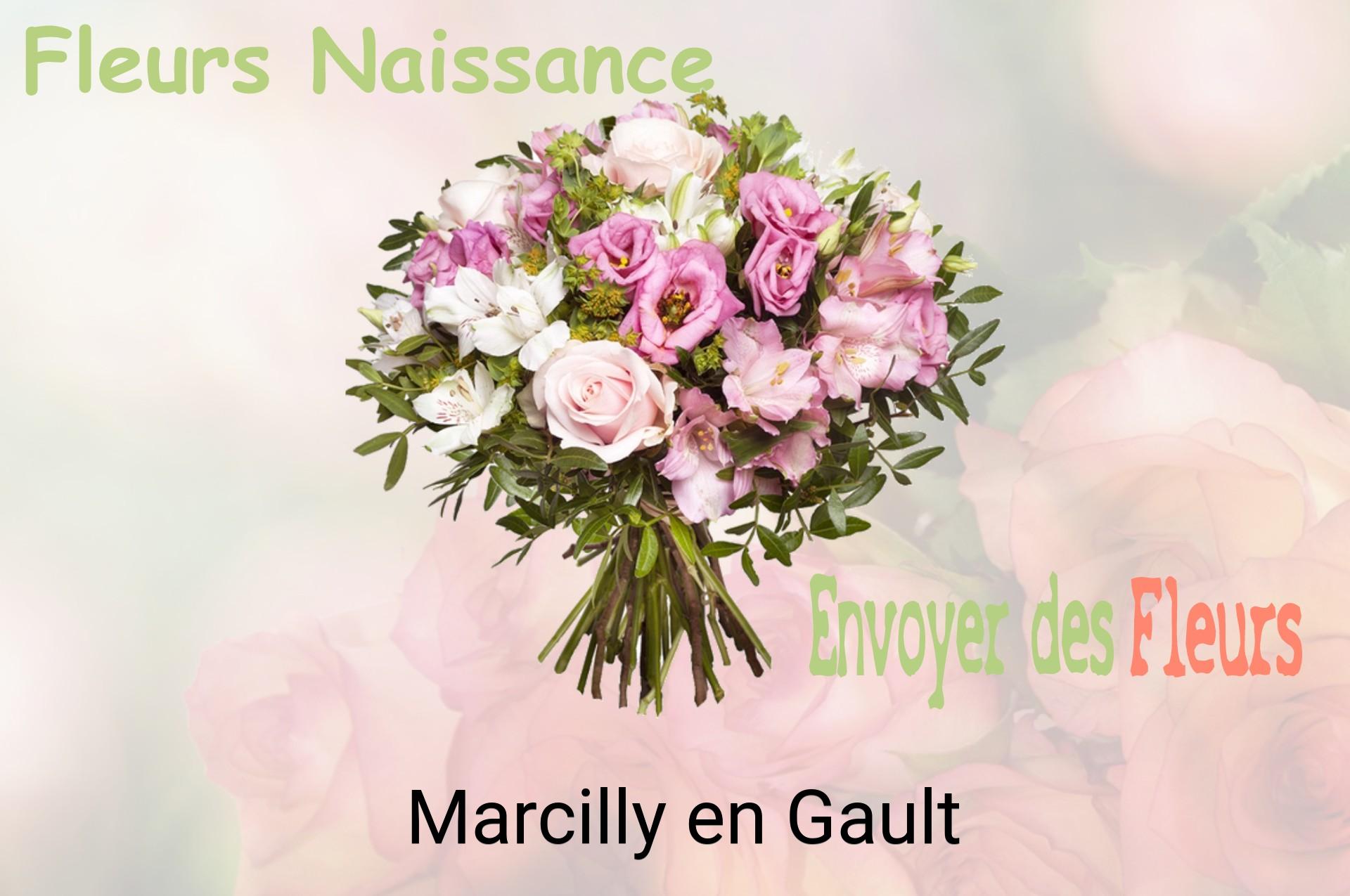 Bouquet de fleurs de naissance livré à Marcilly-en-Gault