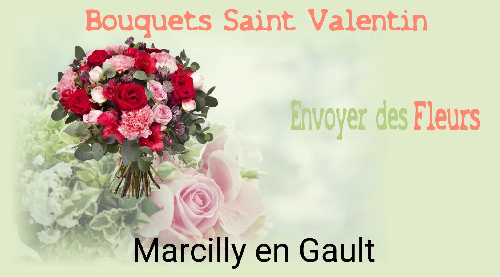 Roses de Saint-Valentin livrées à Marcilly-en-Gault